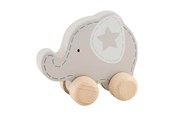 Babylegetøj - Goki Wooden Push Figure Elephant - 55892
