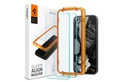 Mobil - Beskyttelsesglas - Spigen Glass tR AlignMaster 2 Pack - Google Pixel 8a - AGL07464