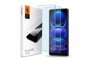 Mobil - Beskyttelsesglas - Spigen Glass tR Slim 2 Pack - Xiaomi Redmi Note 12 Pro 5G/Redmi Note 12 Pro+ 5G/POCO X5 Pro 5G - AGL06045
