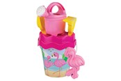 Udendørsleg - Androni Bucket set Flamingo 6 pieces. - 1335-0FEN