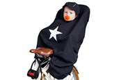 Baby Udstyr - Babytrold Regnslag til cykelstol, Sort - 21-24S