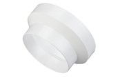 Ventilation - Duka Reduktion Ø100-125 mm, hvid - 127743