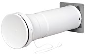 Ventilation - Duka Teleskopventil Type 450, Ø99 mm, hvid - 111835