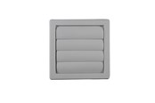 Ventilation - Duka Lamelventil Type 70, 150x150 mm, grå - 111902