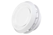 Ventilation - Duka Ud- og indblæsningsventil Type 100 VRF, Ø100 mm, hvid - 130620
