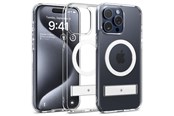 Mobil - Covers & Cases - Spigen Caseology Capella MagSafe Kickstand - clear white - iPhone 15 Pro - ACS06757
