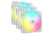 Kabinet Køler - Corsair RS120 ARGB 3-pack - Kabinet køler - 120mm - Hvid med RGB - 36 dBA - CO-9050185-WW