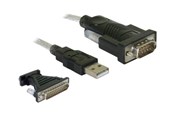 Netværksadapter (netkort, printserver mv.) - DeLOCK - serial adapter - USB - RS-232 - 61308