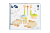 Trælegetøj - Small Foot Wooden Cooking Utensils and Tableware Set 15dlg. - 11098