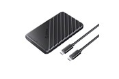 Harddisk - tilbehør - ORICO 2.5' HDD / SSD Enclosure 6 Gbps USB-C 3.1 Gen1 (Black) - 25PW1C-C3-BK-EP
