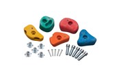 Udendørsleg - SwingKing Climbing Stone Set Small with 2 holes 5 pcs. - 2550045