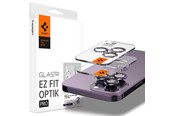 Mobil - Beskyttelsesglas - Spigen Glass EZ Fit Optik Pro 2 Pack - deep purple - iPhone 14 Pro/iPhone 14 Pro Max - AGL05597