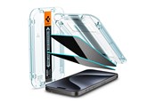 Mobil - Beskyttelsesglas - Spigen Glass tR EZ Fit HD Privacy 1 Pack - iPhone 15 Pro - AGL07120
