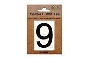 Postkasser - MEFA Folietal 9, Sort - A13119