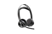 Hovedtelefoner/headset - HP Poly Voyager Focus 2 Microsoft Teams Certified USB-C-C Headset +USB-C/A Adapter - 9T9J4AA#AC3