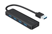 USB hub - Gembird UHB-U3P4P-02 - hub - 4 ports USB hub - USB 3.2 - 4 ports - Sort - UHB-U3P4P-02