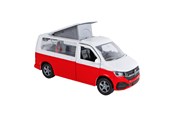 Legetøjsbil - Kids Globe VW Transporter Camper Die-Cast Pull Back 13.5cm - 520362
