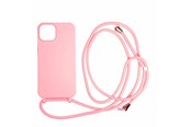Mobil - Covers & Cases - Mobile Origin Lanyard Case - pink - iPhone 14 - LYC-S-PNK-14