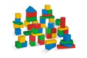 Babylegetøj - Eichhorn Wooden Blocks Colored 50 pcs. - 100021252
