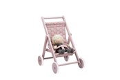 Dukke, bamse og udstyr - Smallstuff Doll Stroller - Powder - 51004-01
