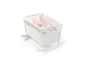 Dukke, bamse og udstyr - Smallstuff - Cradle Rosaline - White - 51002-02