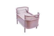 Dukke, bamse og udstyr - Smallstuff Doll Bed - Powder - 51000-12