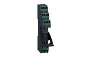 Komponenter til tavler og kasser - Schneider Electric Zelio sokkel med push-in fjederklemmer for RXG relæer med 2 kontaktsæt - RGZE08P