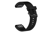 Smartwatch - Tilbehør - FIXED Silikone rem til Garmin QuickFit 20 mm Sort - FIXSST-QF20MM-BK