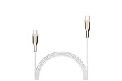USB kabel - FIXED METAL series 100W - USB-C <-> USB-C - 1.2m - Hvid - FIXDB-CC12-WH