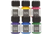 Kreativt Legetøj - Creativ Company Glass Color Frost Glass Paint Color 6x30ml - 31760