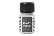 Kreativt Legetøj - Creativ Company Glass Color Frost Paint - White 30ml - 31780