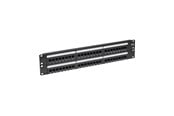 Netværkstilbehør - Tripp Lite 48-Port Cat6 Cat5 Patch Panel Rackmount 110 Punch Down RJ45 Ethernet 1URM 568B - patch panel - 19" - N252-048