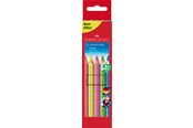 Skrive- og Tegneværktøjer - Faber-Castell Jumbo Grip 5 ass neon farver - 110994
