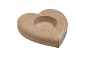 Kreativitet & Hobbyartikler - Playwood Beechwood Tea Light Holder Heart - sl204BA