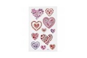 Kreativt Legetøj - Creativ Company Diamond Stickers Hearts 1 Sheet - 284039