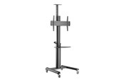 Vægbeslag, AV-Beslag & AV-Møbler - Gembird TVS-70T-02 cart - for TV - black - Max 70 kg - recommended for 70" - TVS-70T-02