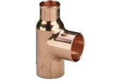 Fittings - Viega T-stykke 22 x 18 x 15 mm kobber - 105297