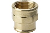 Fittings - Viega formmuffe 1 1/4"x3/4" rødgods silicium bronze - 266431