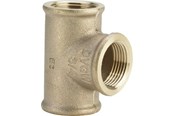 Fittings - Viega T-stykke 3/4" x 3/4" x 1/2 " rødgods - 362508
