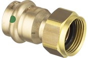 Pressrør og fittings - Viega Sanpress tilslutningsforskruning 18 mm x 3/4" rødgods - 283391