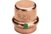 Pressrør og fittings - Viega Profipress slutmuffe 22 mm kobber - 349356