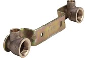 Fittings - Viega Blok 15mm x 1/2'' med forkrøppet bagplade - 101091