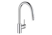 Blandingsbatterier og armaturer - Grohe Concetto Køkkenarmatur med udtræk, Krom - 31483002