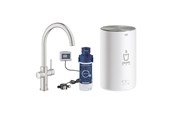Blandingsbatterier og armaturer - Grohe GROHE Red Duo Køkkenarmatur og kedel i størrelse M, Krom - 30083DC1