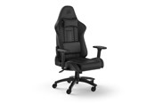 Gamer Stol - Corsair TC100 Relaxed Gamer Stol - Sort - Blødt kunstlæder' - Op til 120 kg - CF-9010050-WW
