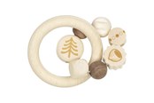 Babylegetøj - Goki Wooden Gripping Ring Hedgehog - 65332
