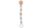 Babylegetøj - Goki Wooden Pacifier Chain Star Blue - 65238