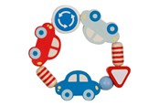 Babylegetøj - Goki Wooden Gripping Ring Cars - 65199
