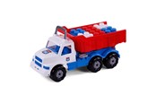 Legetøjsbil - Cavallino Toys Cavallino Route 66 XL Dump Truck with Building Blocks - 1983TY