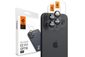 Mobil - Beskyttelsesglas - Spigen Glass tR EZ Fit Optik Pro 2 Pack - black - iPhone 17/16 / 16 Plus - AGL07921